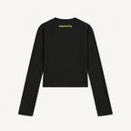 Don't Rush Me black women's long-sleeve top, back