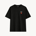No Comment black relaxed-fit T-shirt, front