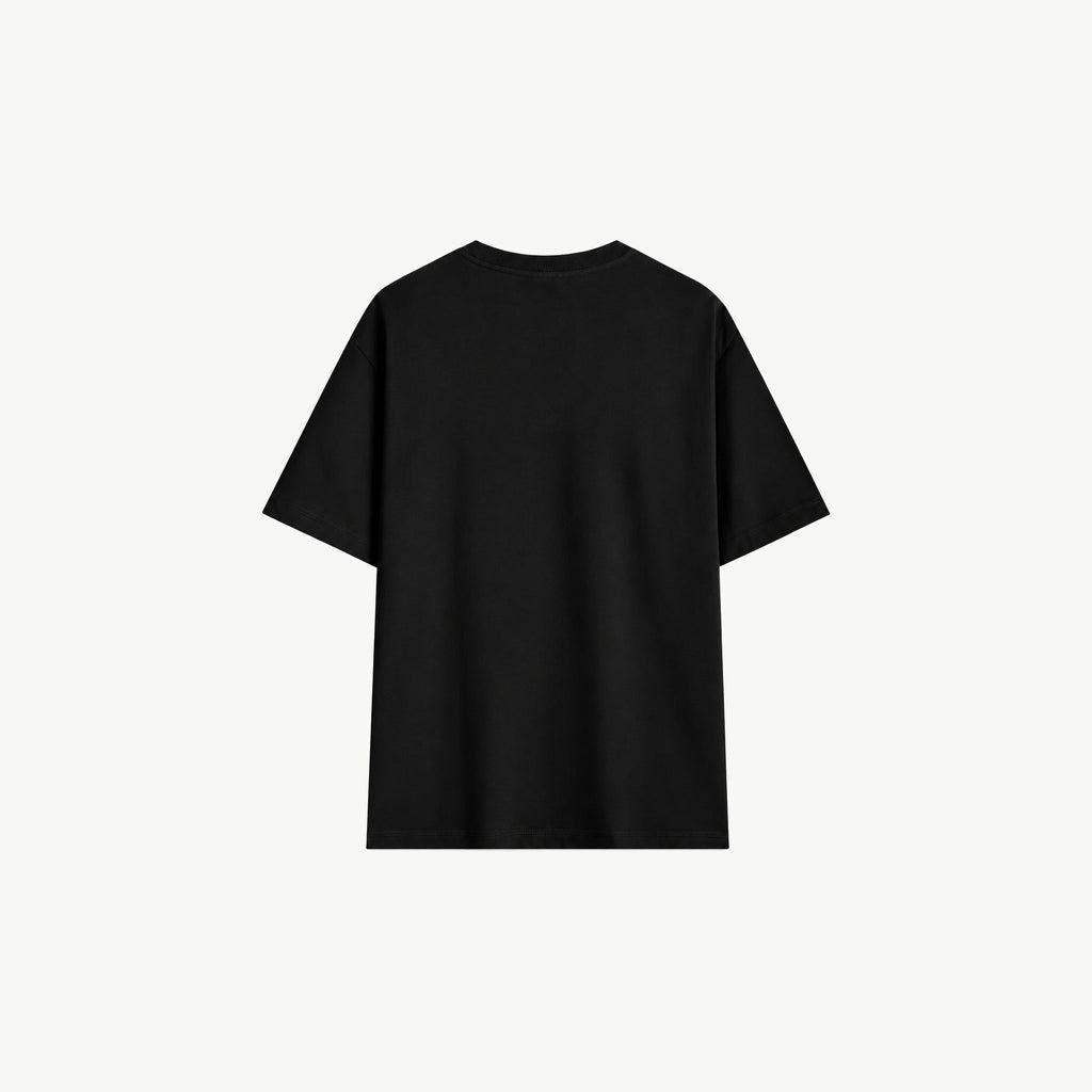 No Comment black relaxed-fit T-shirt, back