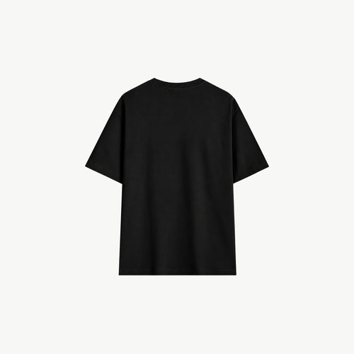 No Comment black relaxed-fit T-shirt, back