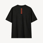 Scan Mode black relaxed-fit T-shirt, back