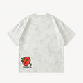 This Side Up Cloud Grey tie-dye T-shirt, back