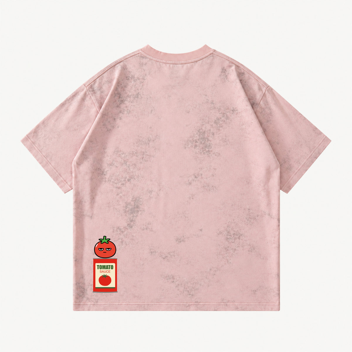 Tomato Can Dusty Pink tie-dye T-shirt, back