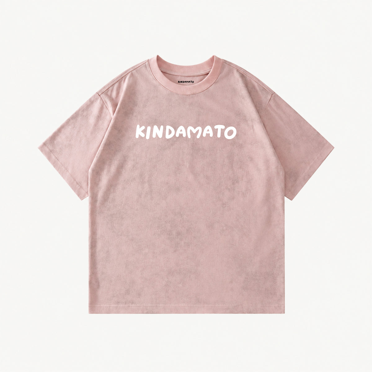 Tomato Can Dusty Pink tie-dye T-shirt, front