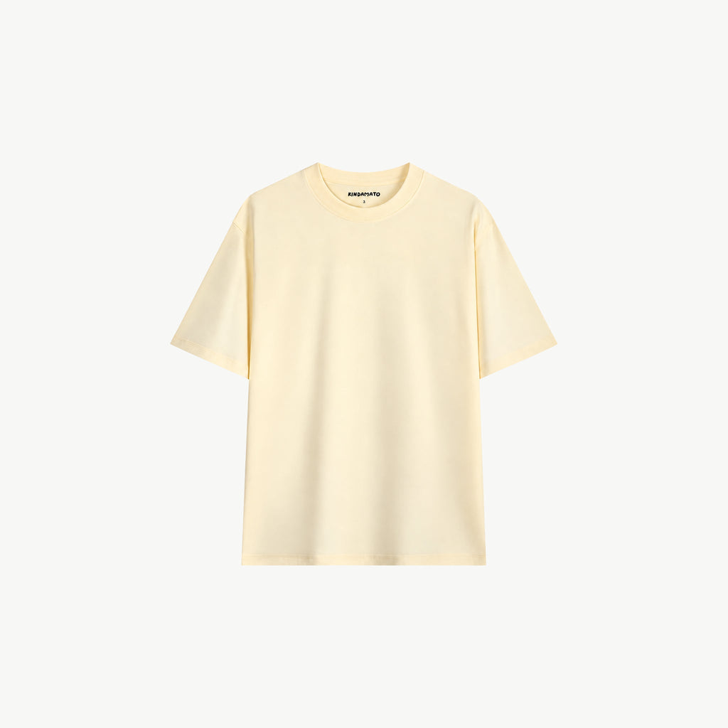 Too Much Going On Cream T-shirt, front