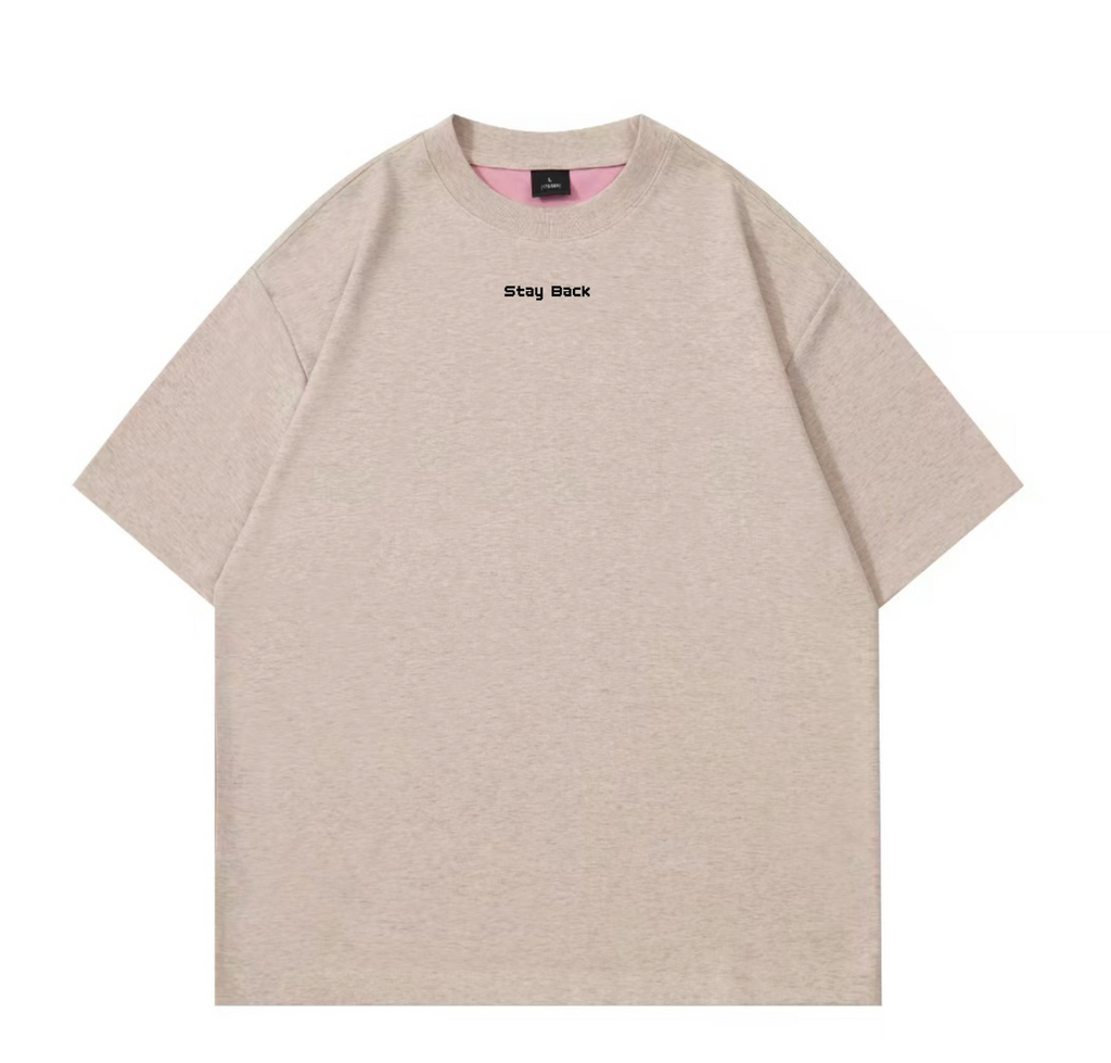 KindaMato Stay Back T-shirt front mockup