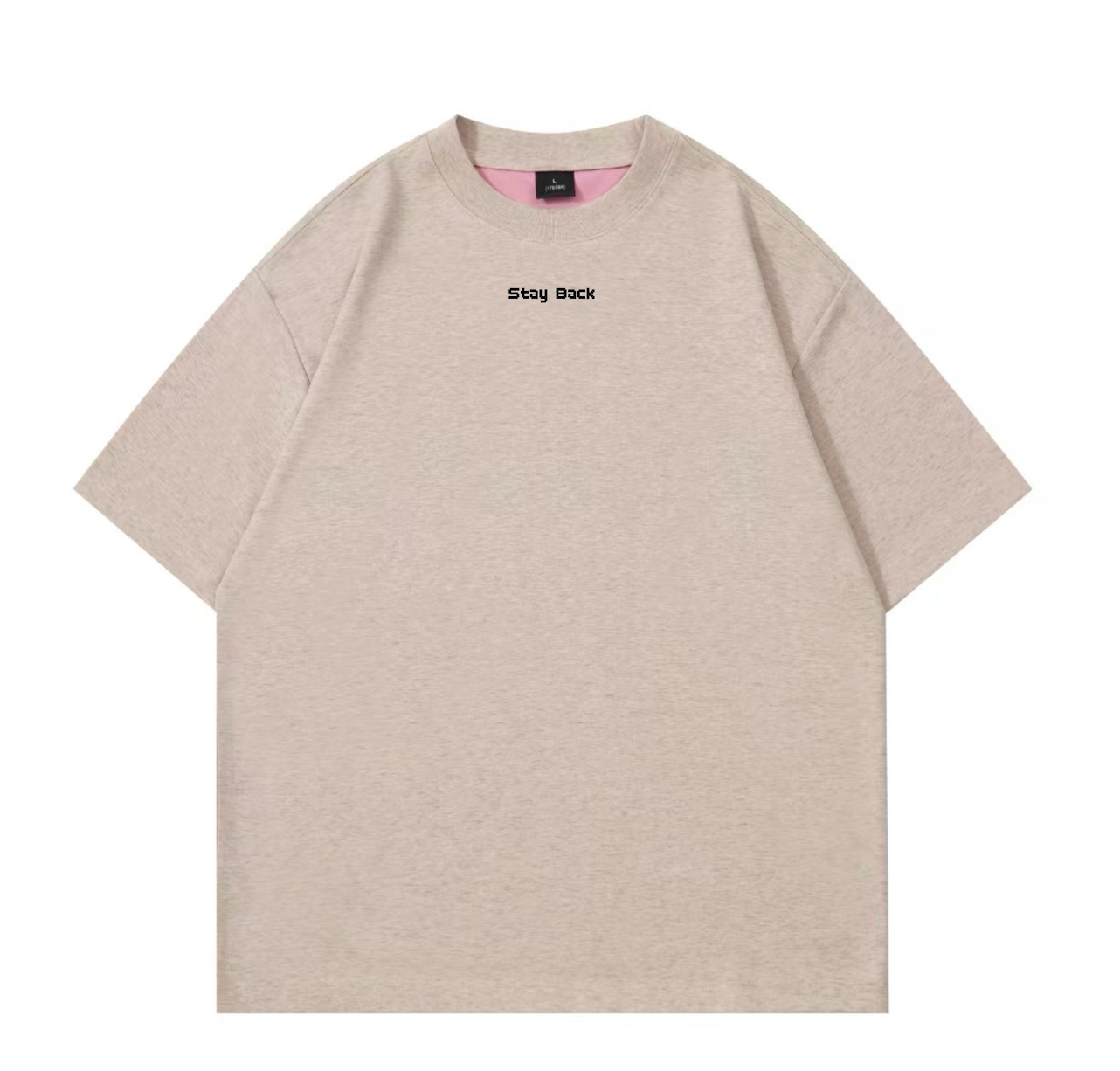 KindaMato Stay Back T-shirt front mockup